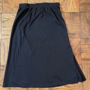 Coldwater Creek MIDI Black short skirt PL